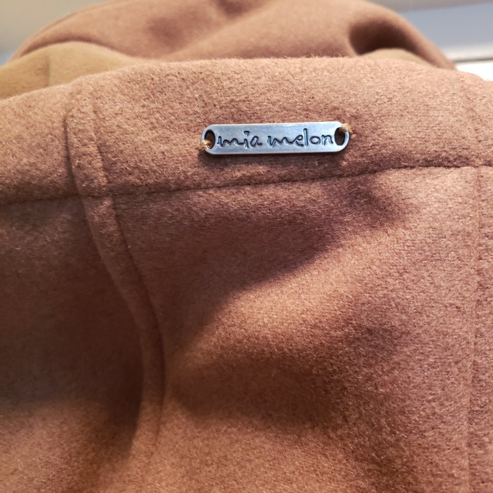 BNWT Waterproof Trench-style Camel Coat with Detachable Hood, size small - Picture 6 of 16
